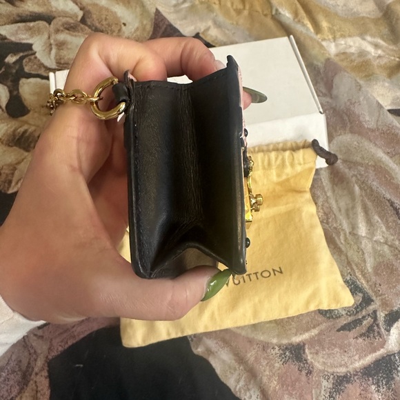 🎀 Louis Vuitton Rose Ballerine Epi Trunk multi cartes - Picture 11 of 15